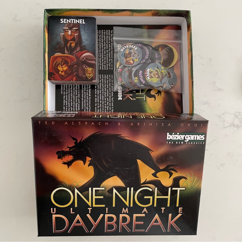 One Night Ultimate Werewolf Daybreak Card Game